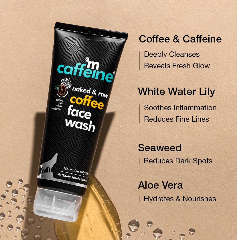 Mcaffeine Coffee Face Wash For A Fresh & Glowing Skin - Hydrating Face Cleanser For Oil & Dirt Removal 100 Ml-4