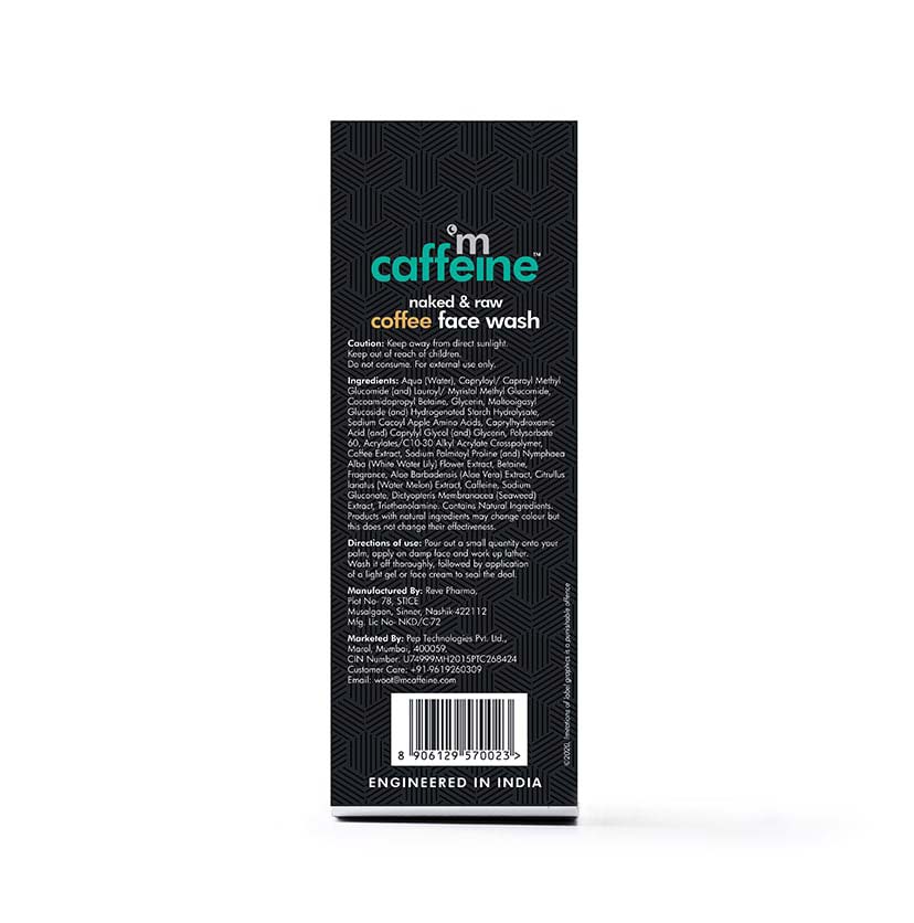 Mcaffeine Coffee Face Wash For A Fresh & Glowing Skin - Hydrating Face Cleanser For Oil & Dirt Removal 100 Ml-7