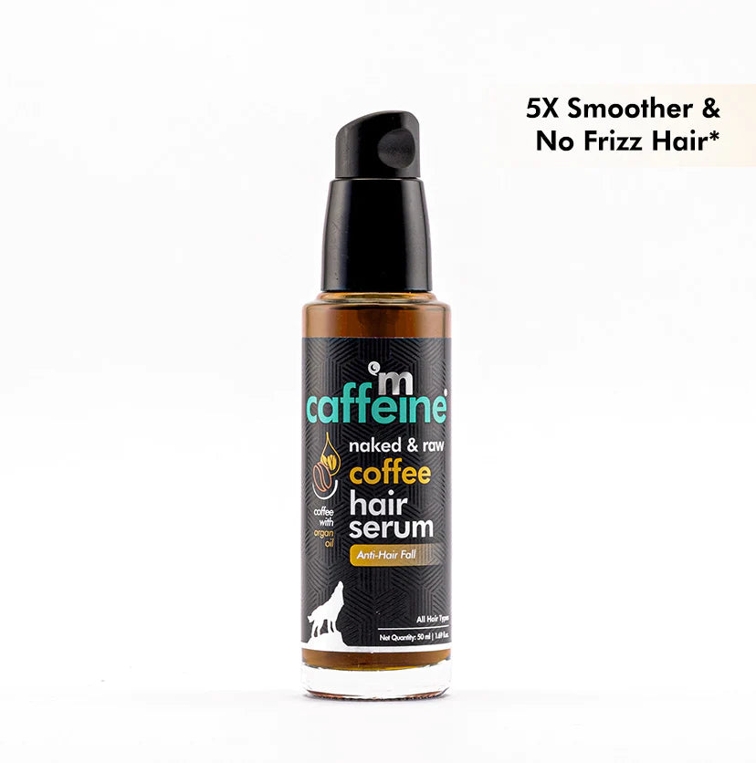 Mcaffeine Coffee Frizz & Hair Fall Control Hair Serum With Walnut & Argan Oil 50 Ml
