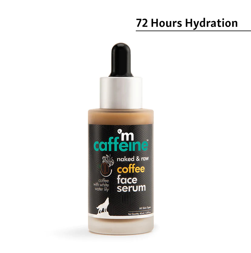 Mcaffeine Coffee Hydrating Face Serum For Glowing Skin With Vitamin E For Sun Damage Protection 40 Ml