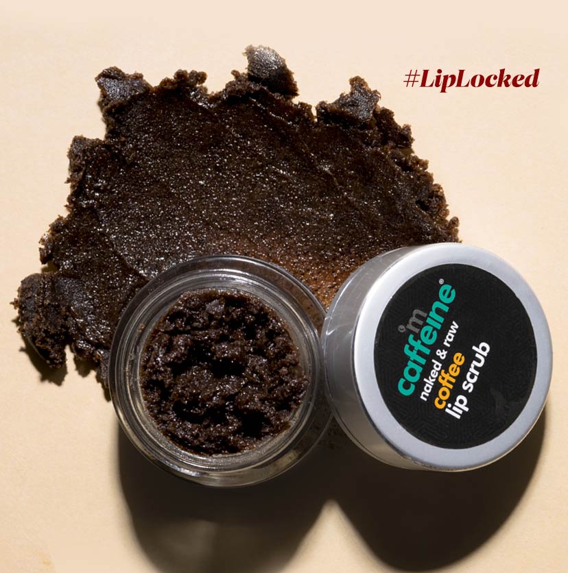 Mcaffeine Coffee Lip Scrub For Chapped & Pigmented Lips - Natural, Vegan & Beeswax Free