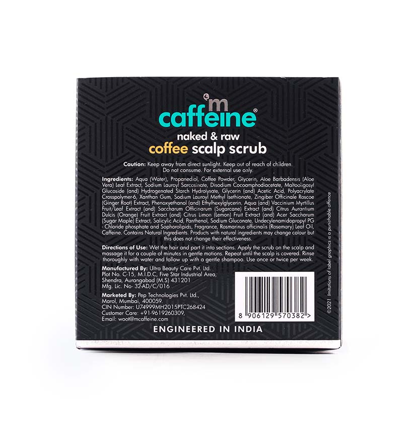 Mcaffeine Anti Dandruff Coffee Scalp Scrub With 99% Dandruff Control Treatment; Sulfate-Paraben Free 250 Grams-6
