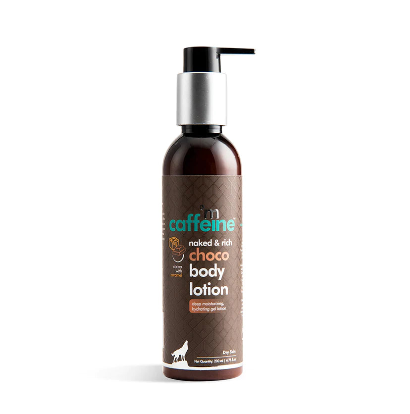 Mcaffeine Deep Moisturizing Choco Body Lotion With Cocoa & Shea Butter For Dry Skin 200 Ml