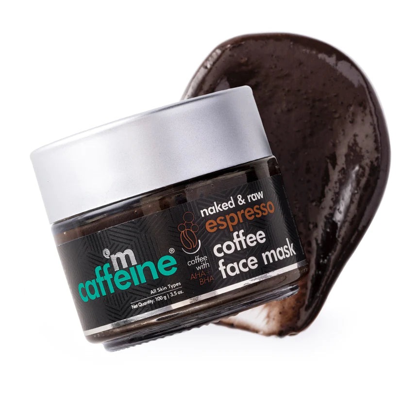 Mcaffeine Exfoliating Espresso Coffee Face Mask - Face Pack With Natural Aha & Bha For All Skin Type 100 Grams-3