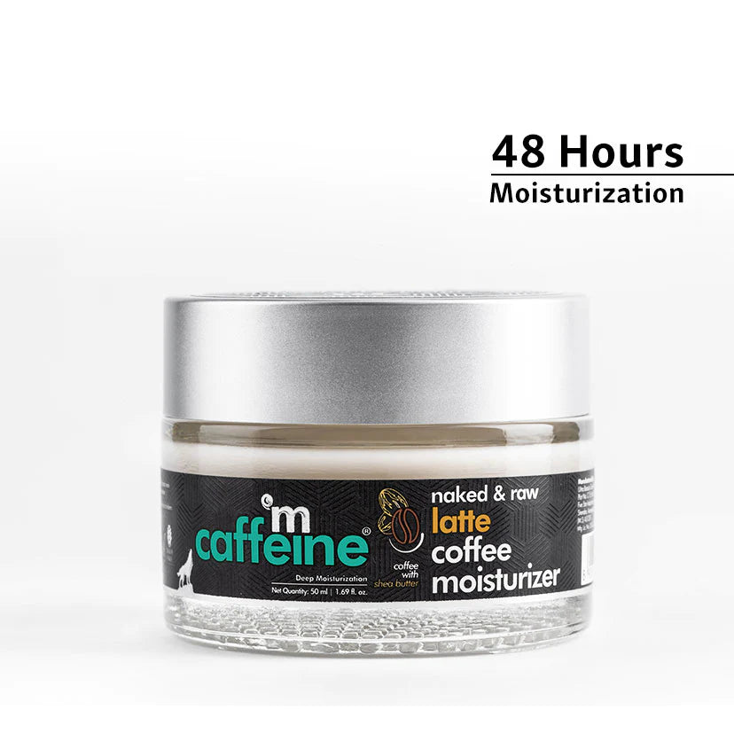 Mcaffeine Non-Sticky Latte Coffee Face Moisturizer With Ceramide & Shea Butter For Deep Moisturization 50 Ml