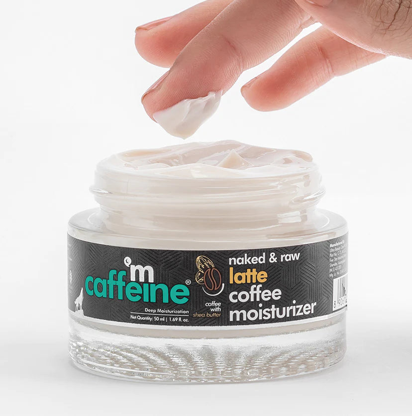 Mcaffeine Non-Sticky Latte Coffee Face Moisturizer With Ceramide & Shea Butter For Deep Moisturization 50 Ml-3