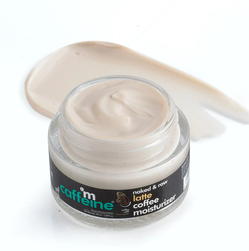 Mcaffeine Non-Sticky Latte Coffee Face Moisturizer With Ceramide & Shea Butter For Deep Moisturization 50 Ml-4