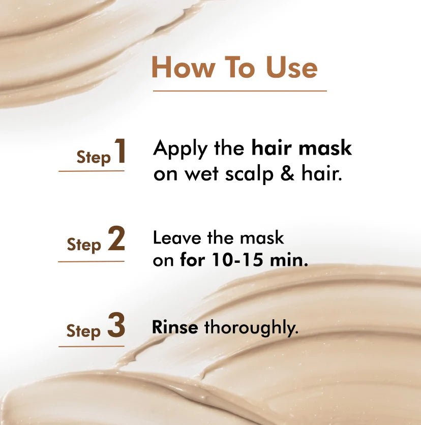 Mcaffeine Latte Coffee Hair Mask For Intense Damage Repair With Shea & Murumuru Butter 200 Grams-4