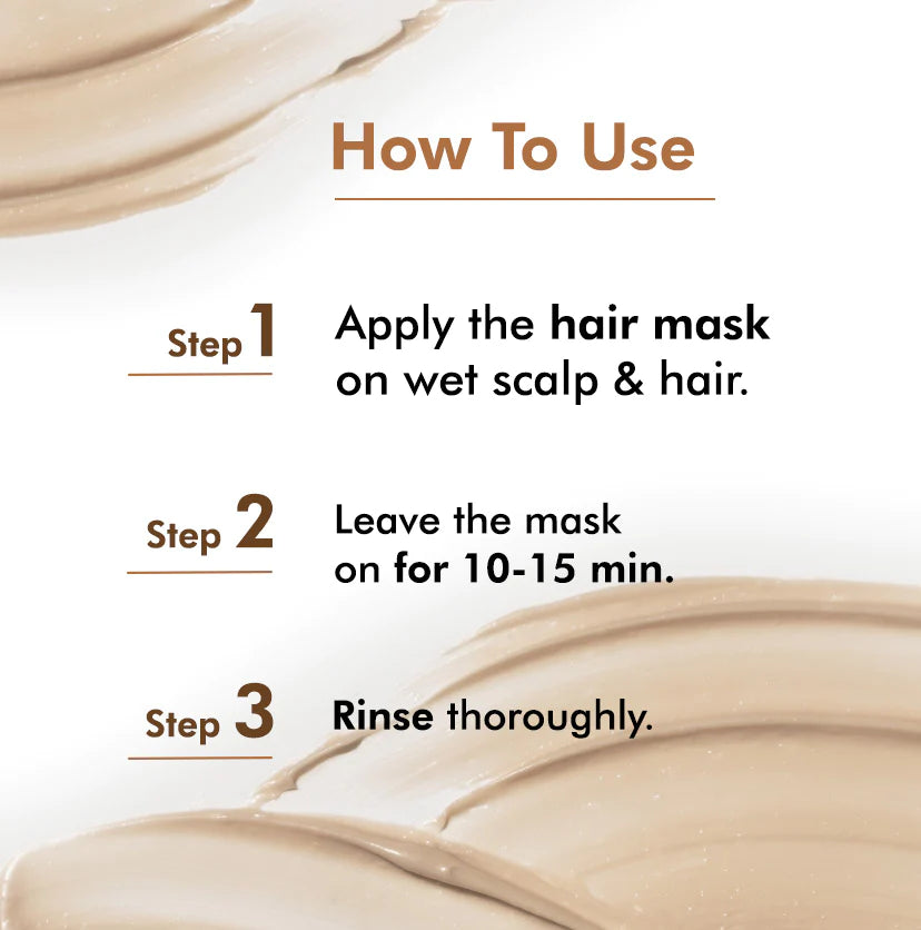Mcaffeine Latte Coffee Hair Mask For Intense Damage Repair With Shea & Murumuru Butter 200 Grams-4