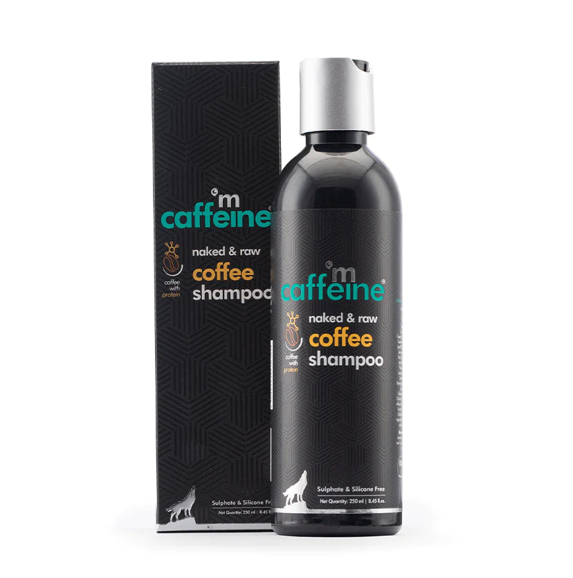Mcaffeine Naked & Raw Coffee Shampoo For Hair Fall Control With Protein & Argan Oil 250 Ml-3