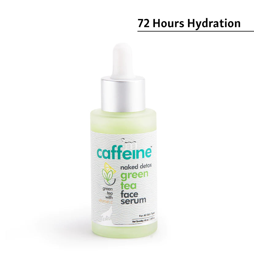 Mcaffeine Vitamin C Green Tea Face Serum For Glowing Skin With Hyaluronic Acid - Reduces Dark Spots 40 Ml