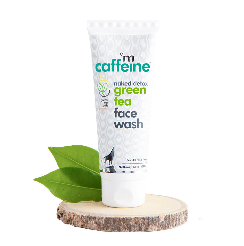 Mcaffeine Vitamin C Green Tea Face Wash With Hyaluronic Acid - Dirt Removal Soap Free Face Cleanser 100 Ml-3