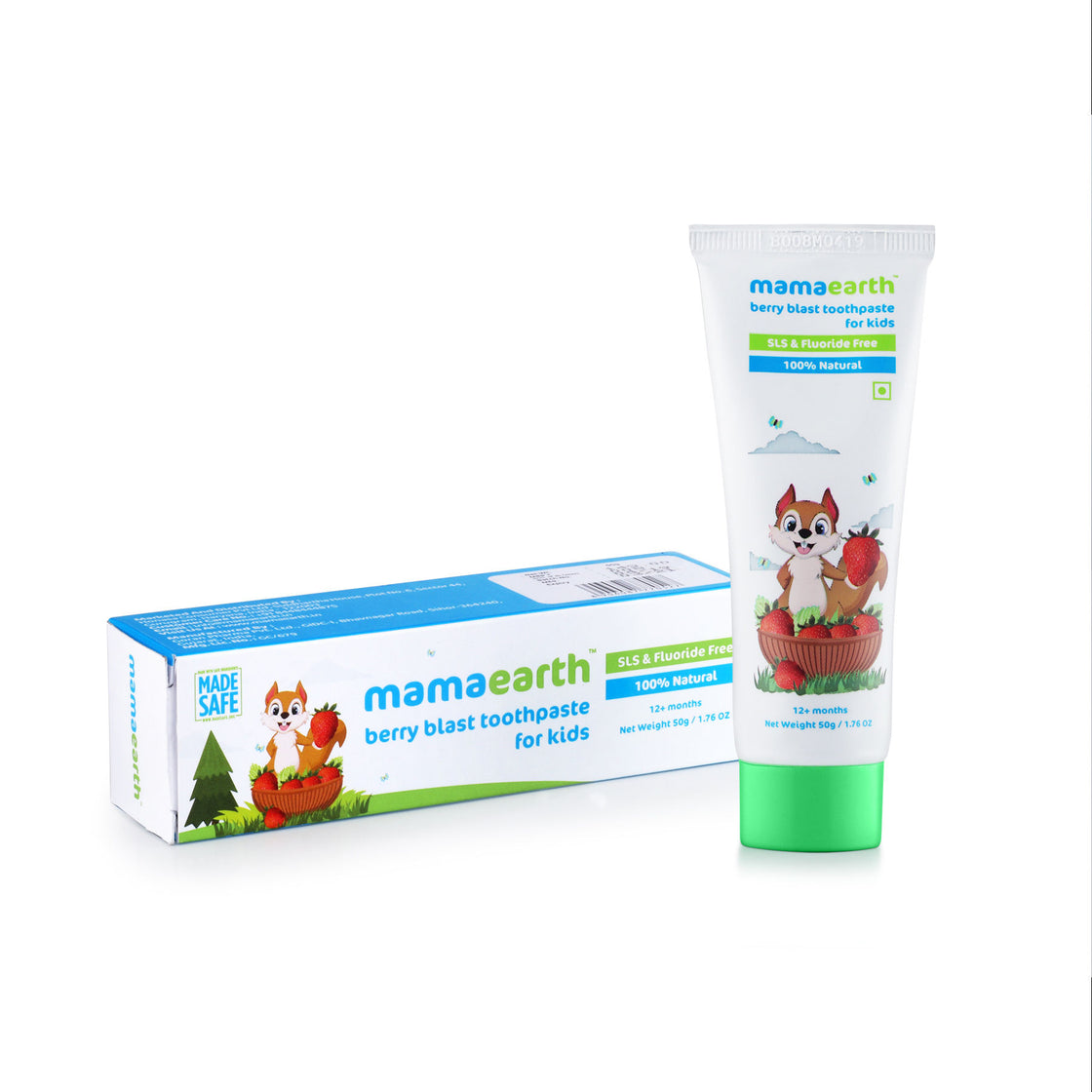 Mamaearth 100% Natural Berry Blast Kids Toothpaste-4