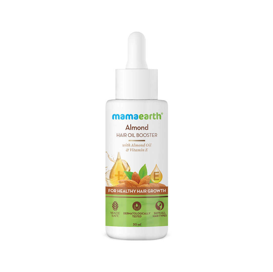 Mamaearth Almond Hair Oil Booster With Almond Oil & Vitamin E & For Healthy Hair Growth