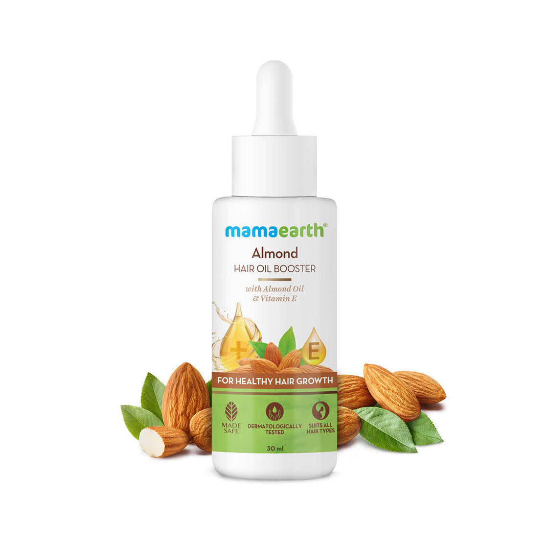 Mamaearth Almond Hair Oil Booster With Almond Oil & Vitamin E & For Healthy Hair Growth-2