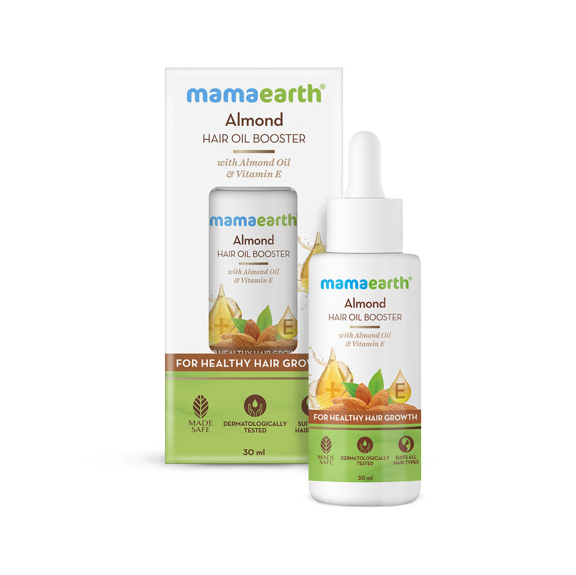 Mamaearth Almond Hair Oil Booster With Almond Oil & Vitamin E & For Healthy Hair Growth-7