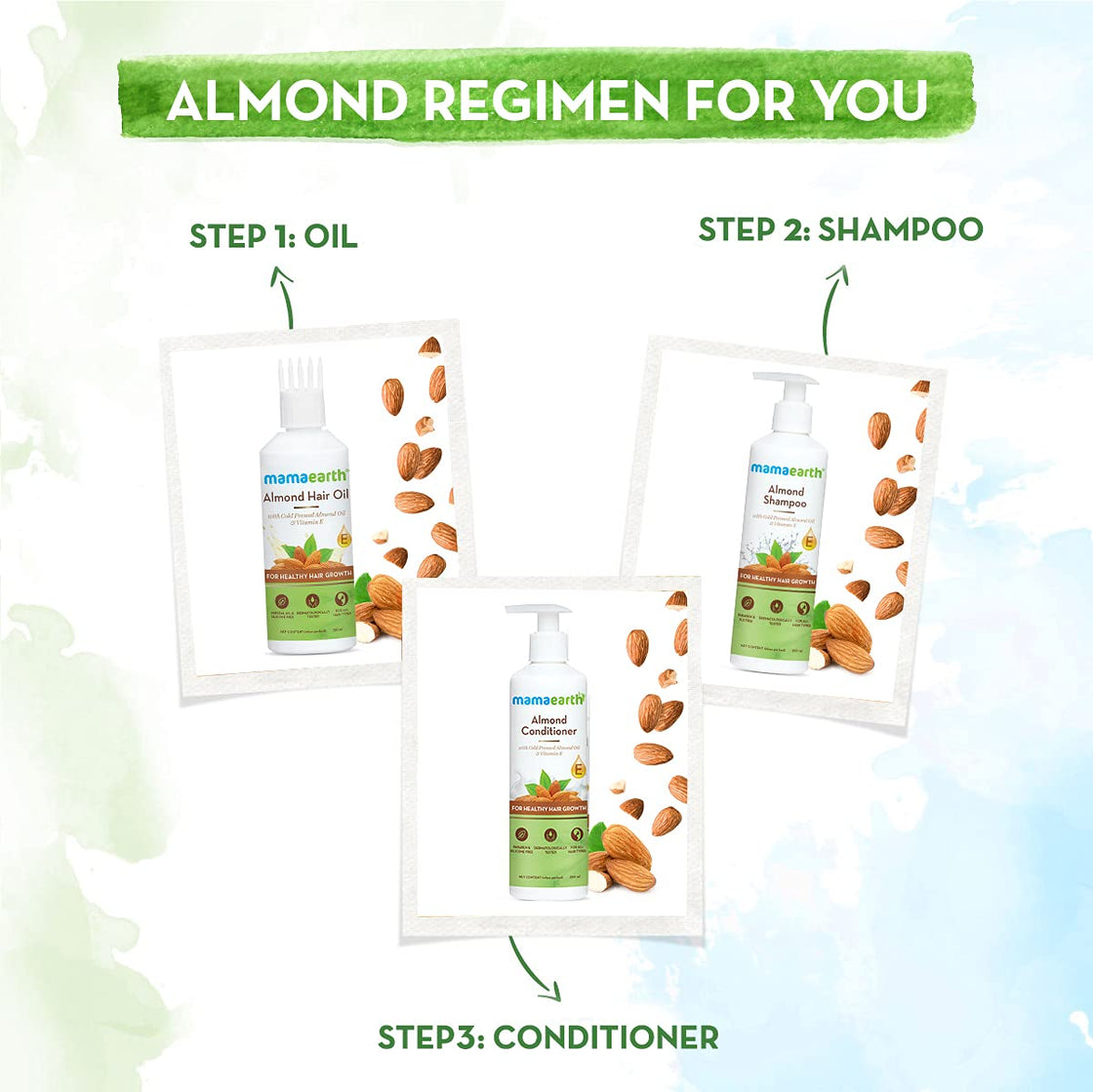 Mamaearth Almond Shampoo With Almond Oil And Vitamin E-4