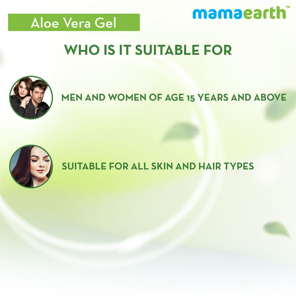 Mamaearth Aloe Vera Gel With Pure Aloe Vera & Vitamin E For Skin And Hair-5