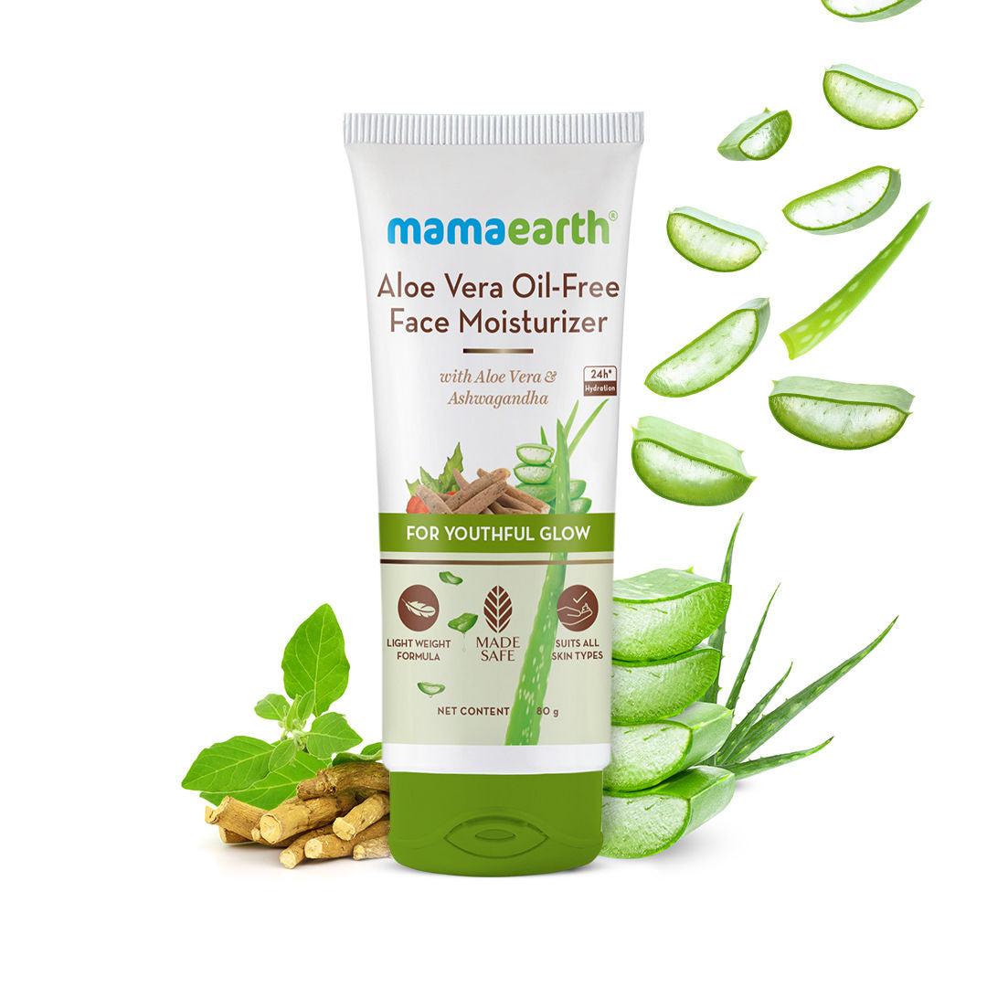 Mamaearth Aloe Vera Oil-Free Face Moisturizer For Oily Skin For A Youthful Glow-2