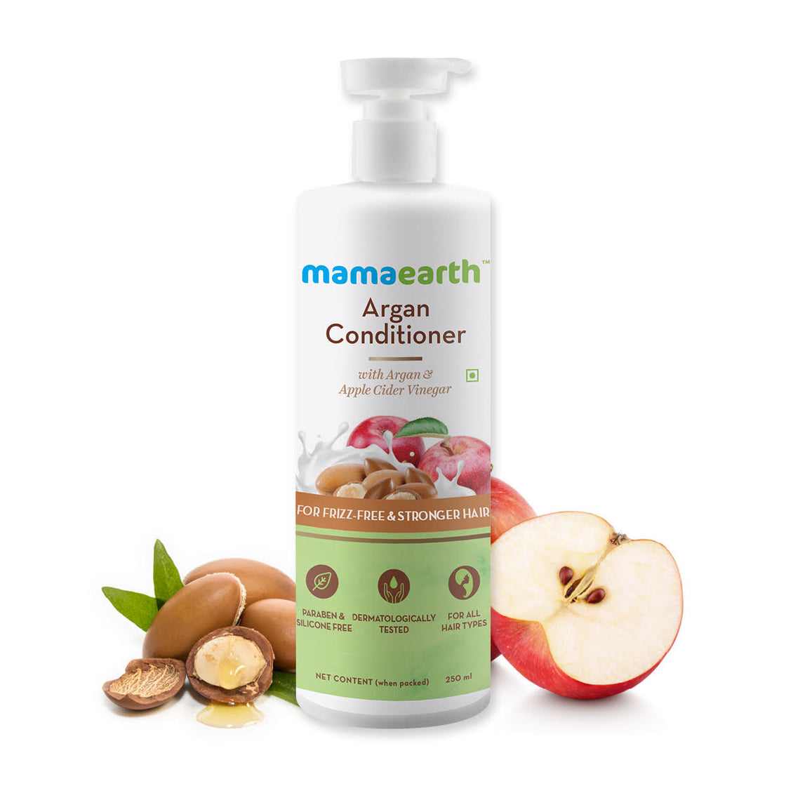 Mamaearth Argan & Apple Cider Vinegar Conditioner For Dry & Frizzy Hair-2