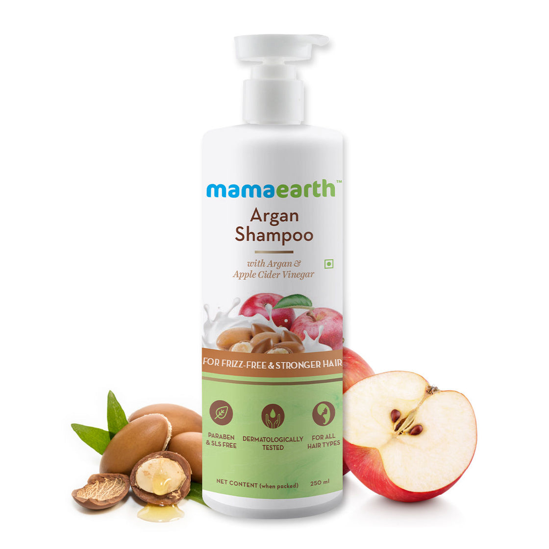 Mamaearth Argan & Apple Cider Vinegar Shampoo For Frizz Free & Strong Hair-2