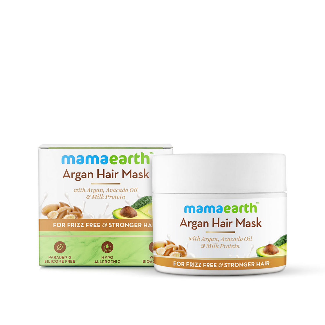 Mamaearth Argan Hair Mask With Argan, Avocado Oil & Milk Protein-8