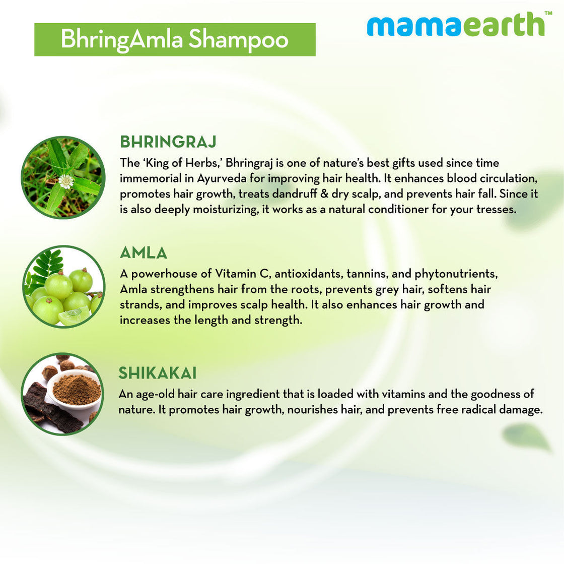 Mamaearth Bhringamla Shampoo With Bhringraj & Amla For Intense Hair Treatment-5