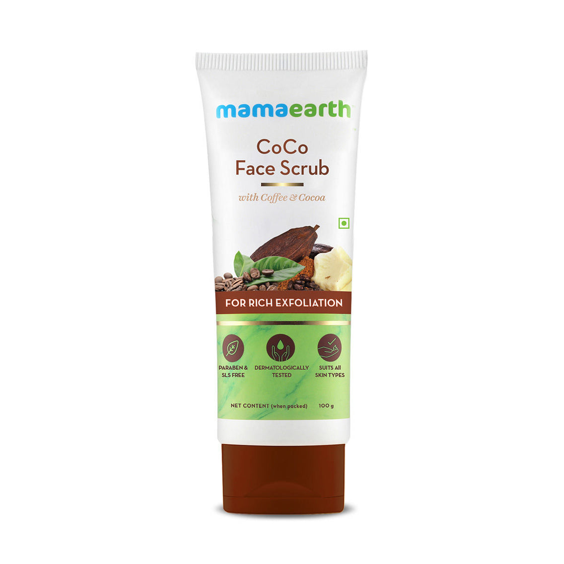 Mamaearth Coco Face Scrub With Coffee & Cocoa For Rich Exfoliation