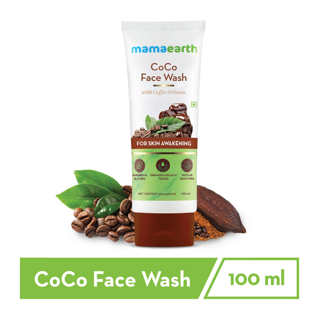 Mamaearth Coco Facewash, With Coffee & Cocoa For Skin Awakening