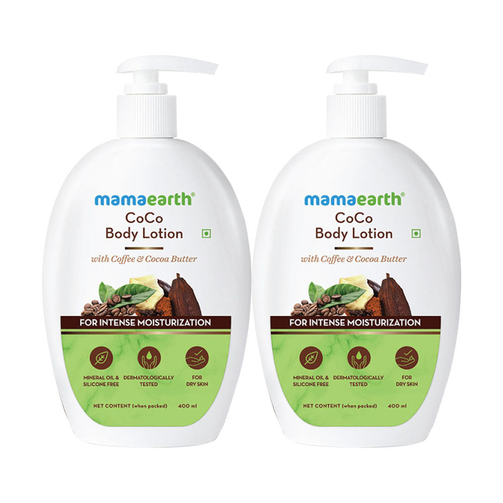 Mamaearth Coco Body Lotion With Coffee And Cocoa For Intense Moisturization- Pack Of 2