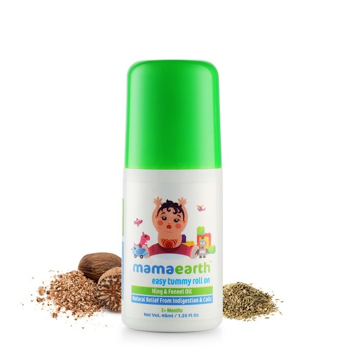 Mamaearth Easy Tummy Roll On For Indigestion And Colic Relief - Hing And Fennel Oil