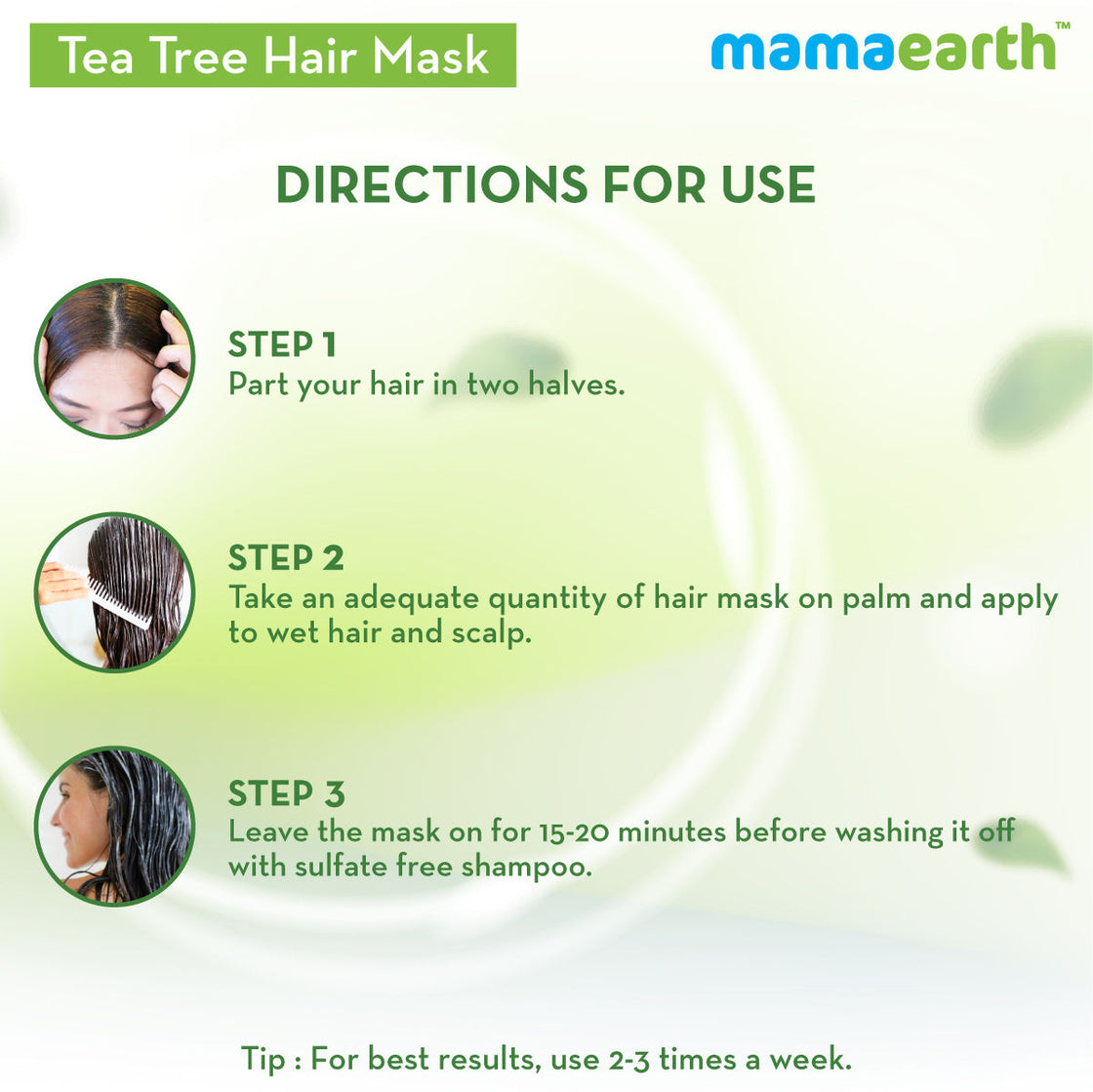 Mamaearth For Dandruff & Itchy Scalp Tea Tree Hair Mask With Tea Tree, Argan & Lemon Oil-7