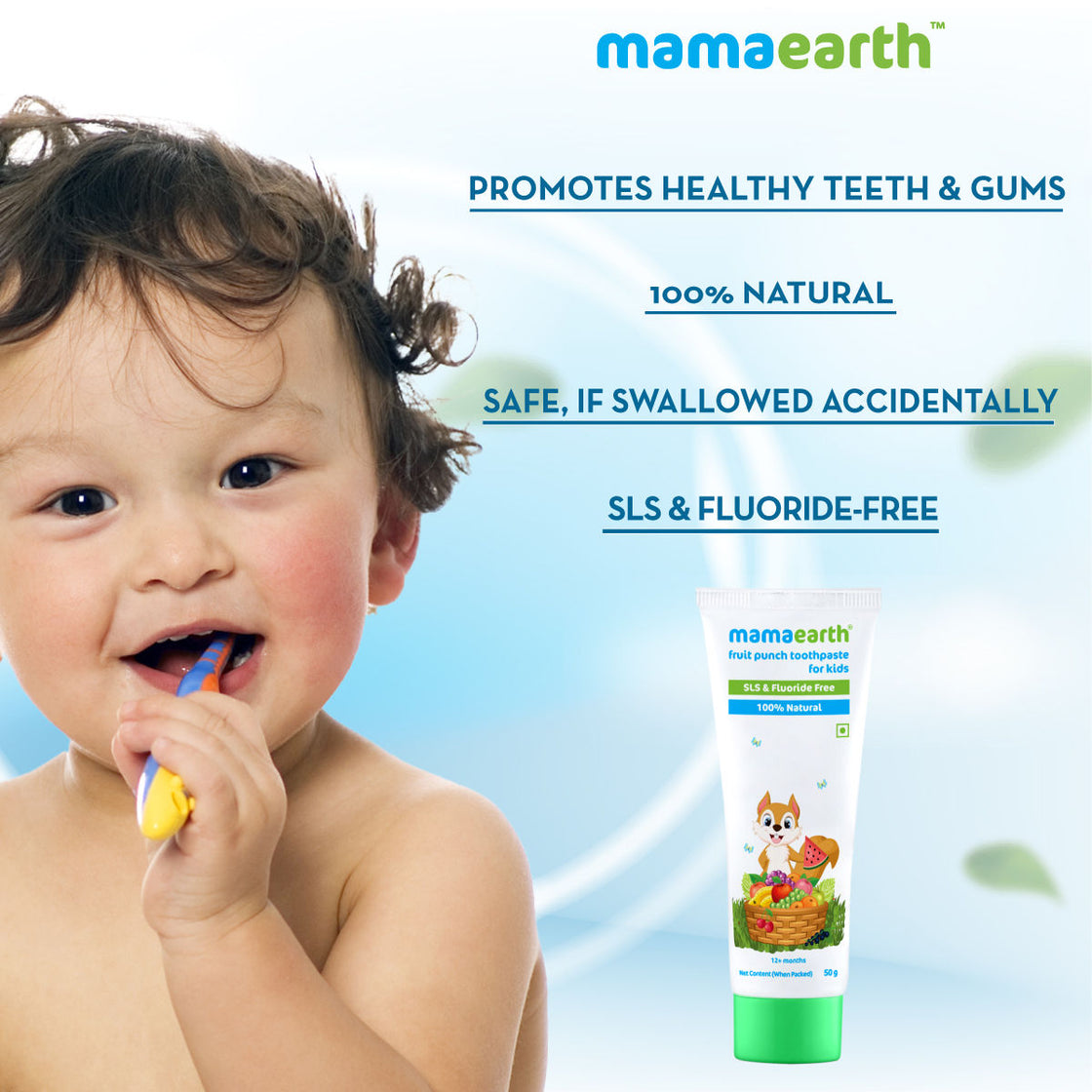 Mamaearth Fruit Punch Toothpaste For Kids-2