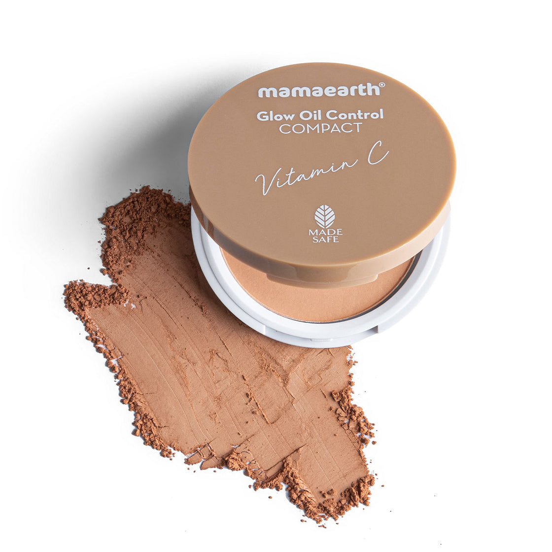 Mamaearth Glow Oil Control Compact Spf 30 With Vitamin C & Turmeric - 01 Ivory Glow-3