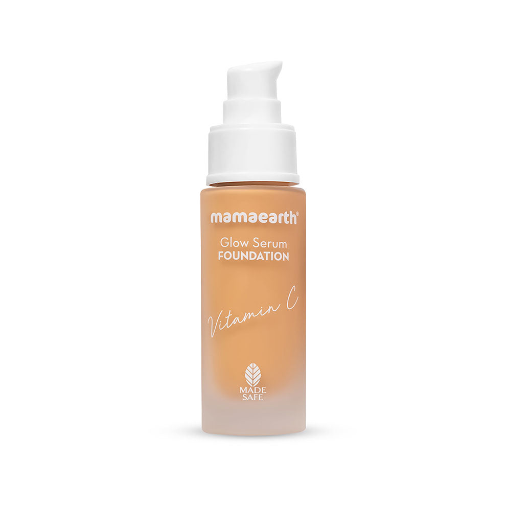Mamaearth Glow Serum Foundation With Vitamin C & Turmeric For 12-Hour Long Stay