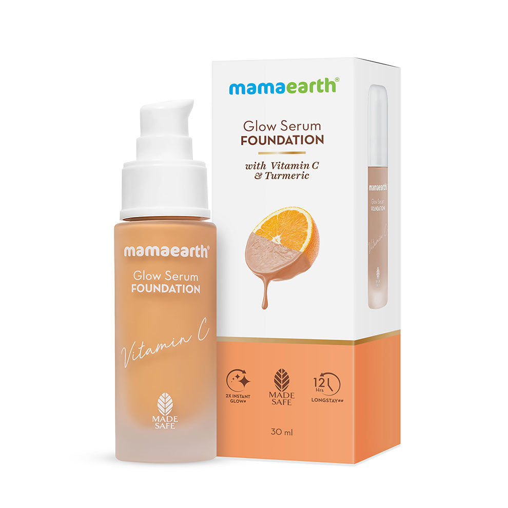 Mamaearth Glow Serum Foundation With Vitamin C & Turmeric For 12-Hour Long Stay-2