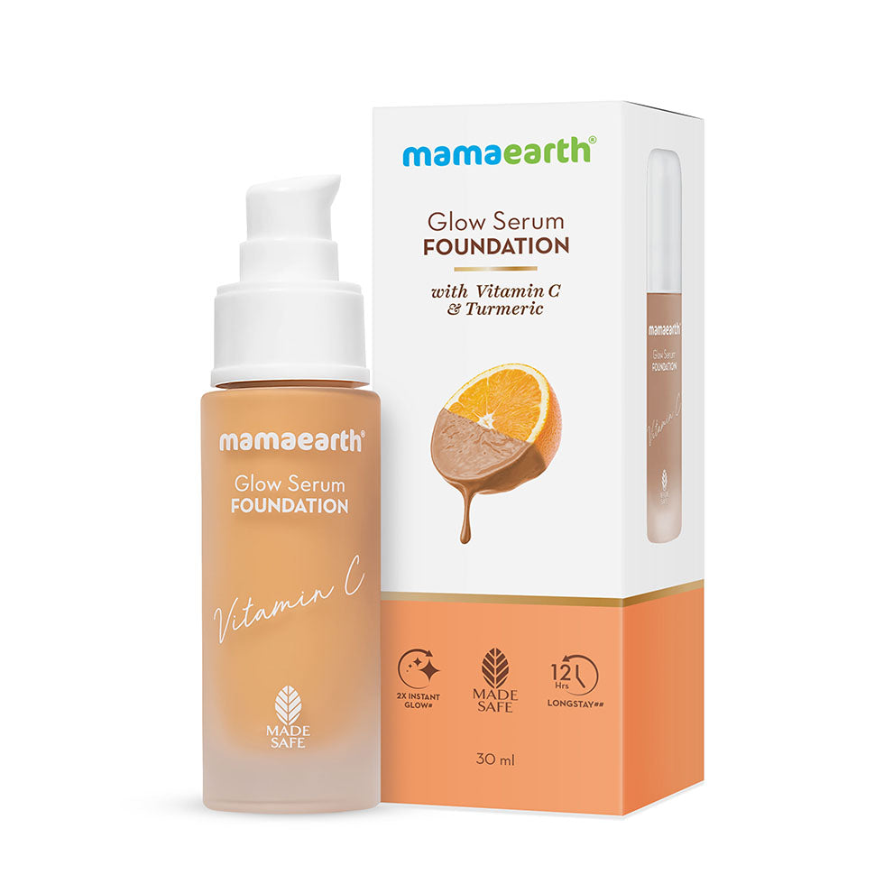 Mamaearth Glow Serum Foundation With Vitamin C & Turmeric For 12-Hour Long Stay-2