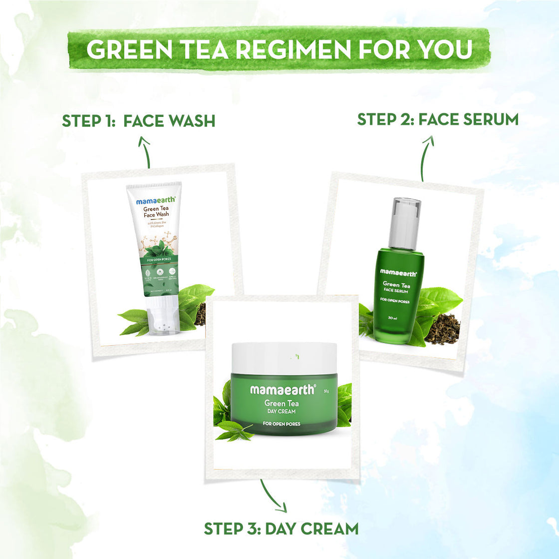 Mamaearth Green Tea Day Cream With Green Tea & Collagen For Open Pores - Moisturizers-3