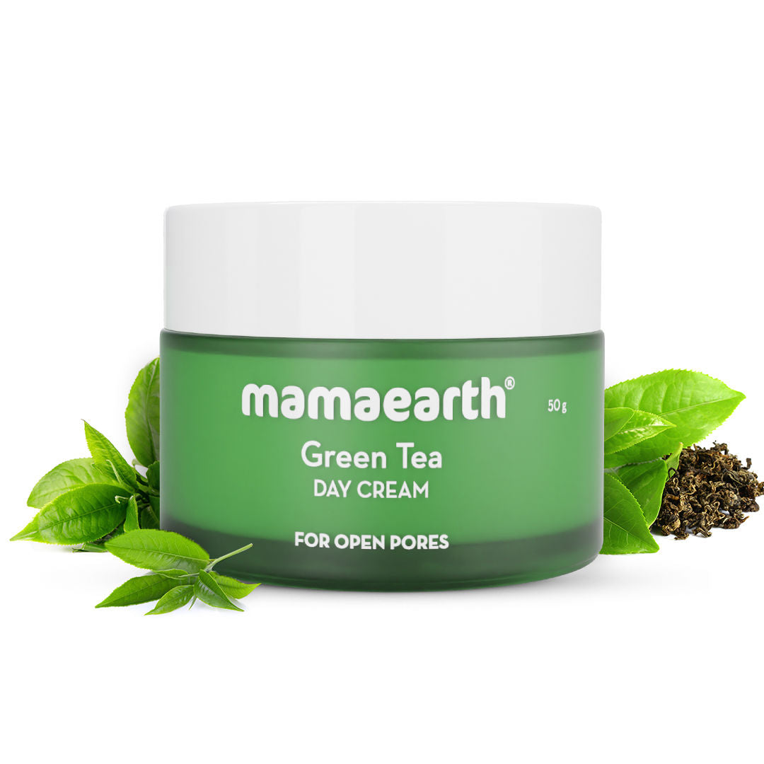 Mamaearth Green Tea Day Cream With Green Tea & Collagen For Open Pores - Moisturizers-7