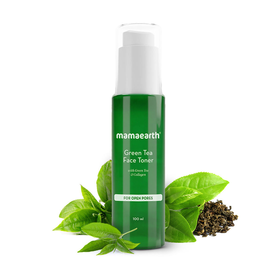 Mamaearth Green Tea Face Toner With Green Tea & Collagen For Open Pores - Toners-2