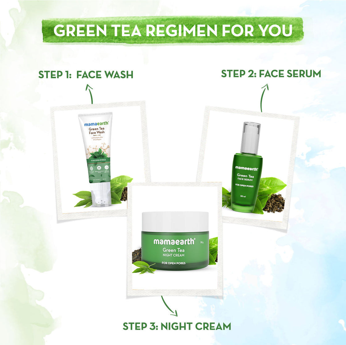 Mamaearth Green Tea Night Cream With Green Tea & Collagen For Open Pores - Moisturizers-6