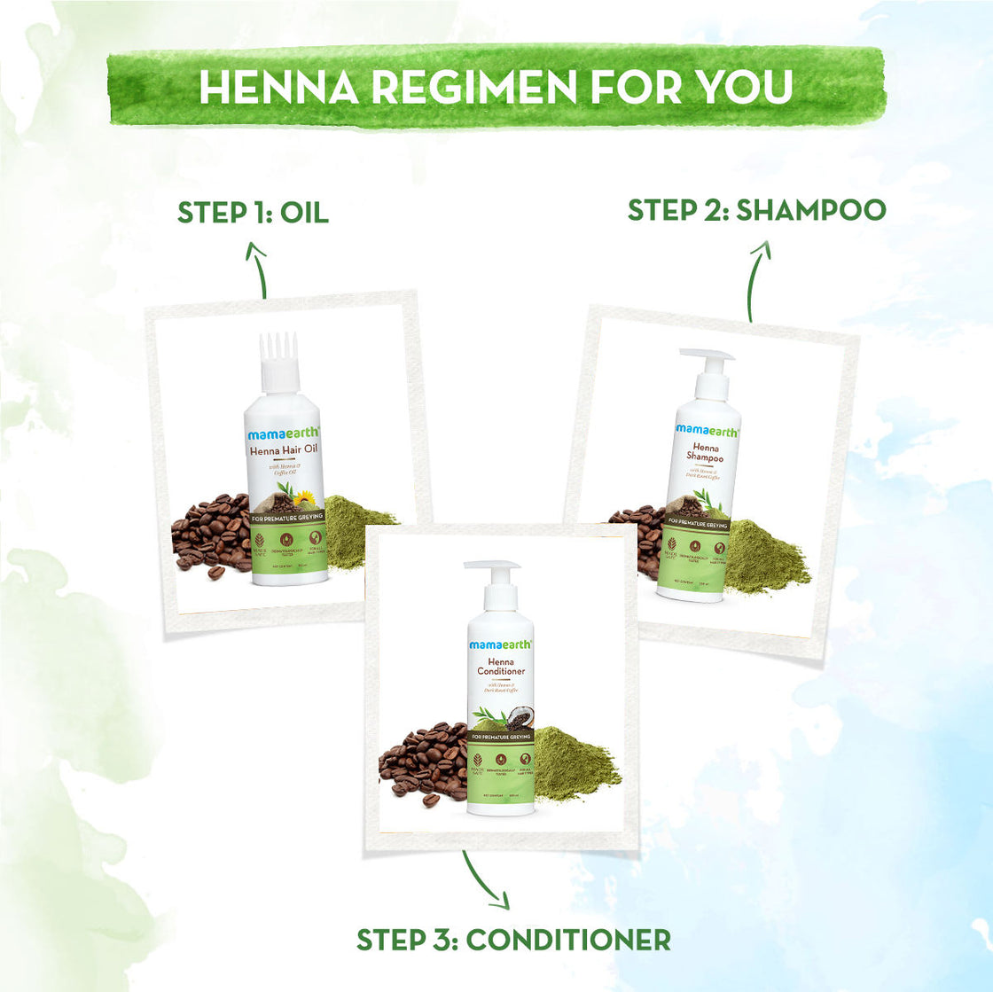 Mamaearth Henna Conditioner, For Grey Hair, With Henna And Deep Roast Coffee For Premature Greying-6