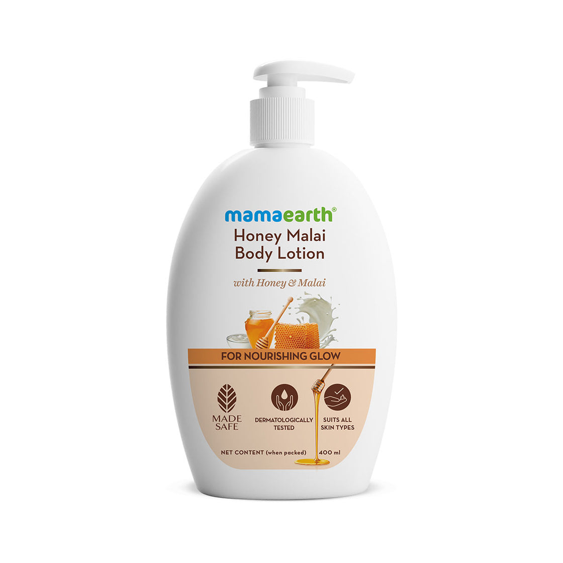 Mamaearth Honey Malai Body Lotion With Honey & Malai