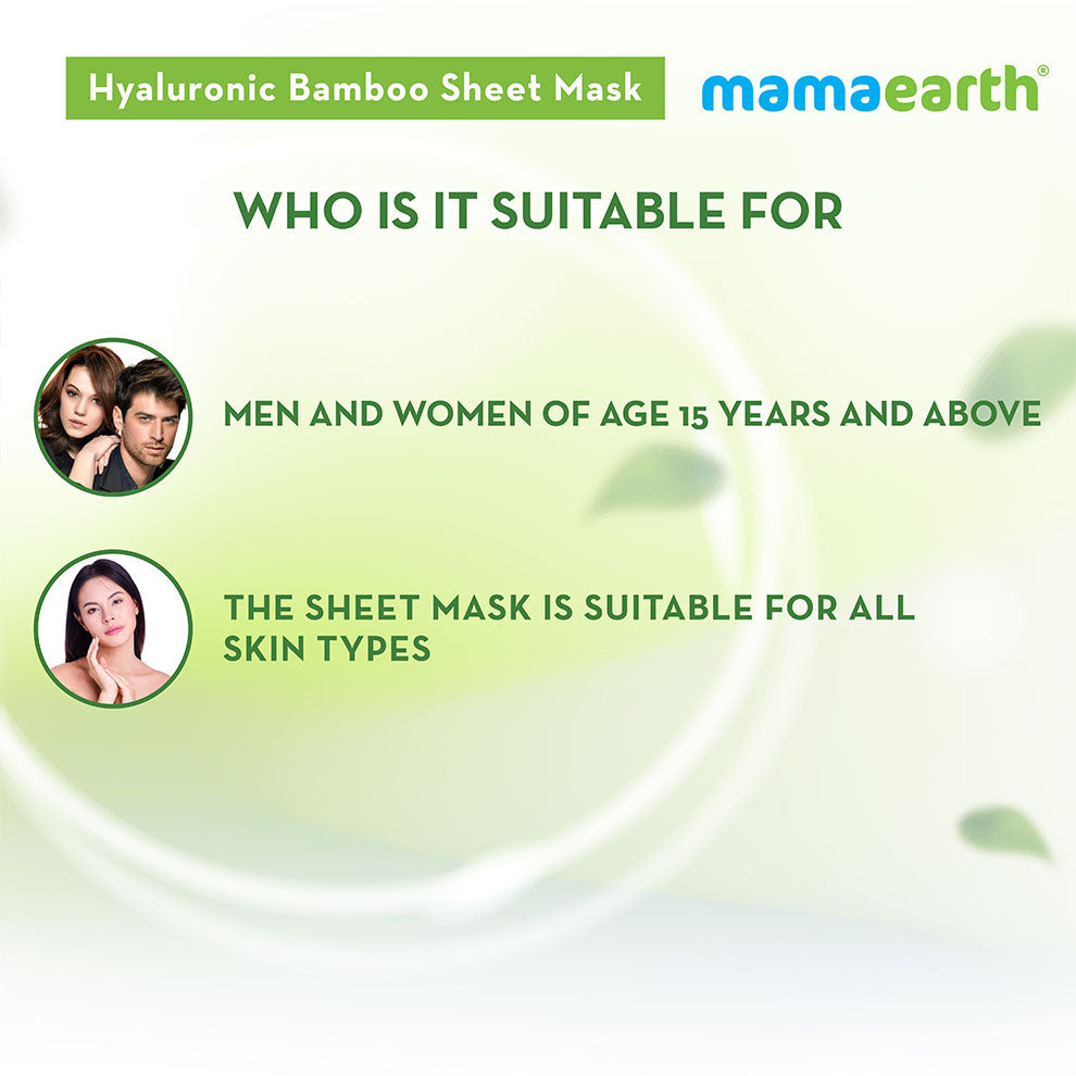 Mamaearth Hyaluronic Bamboo Sheet Mask With Rosehip Oil For Soft & Plump Skin - 25 G-6