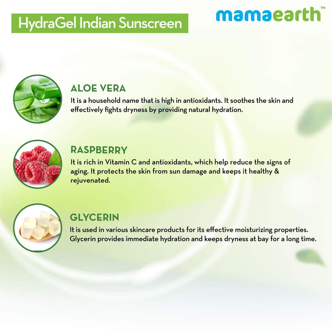 Mamaearth Hydragel Indian Sunscreen Spf 50, With Aloe Vera & Raspberry, For Sun Protection-8