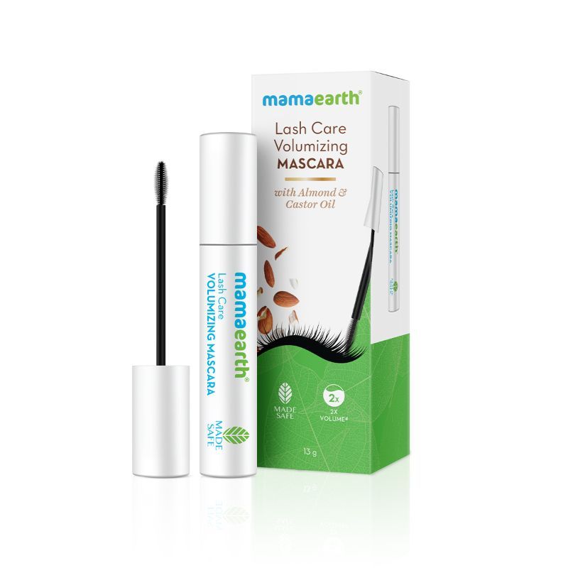 Mamaearth Lash Care Volumizing Mascara With Castor Oil & Almond Oil For 2X Instant Volume