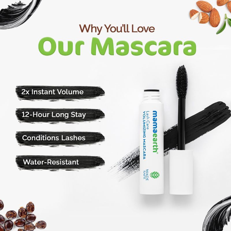 Mamaearth Lash Care Volumizing Mascara With Castor Oil & Almond Oil For 2X Instant Volume-4