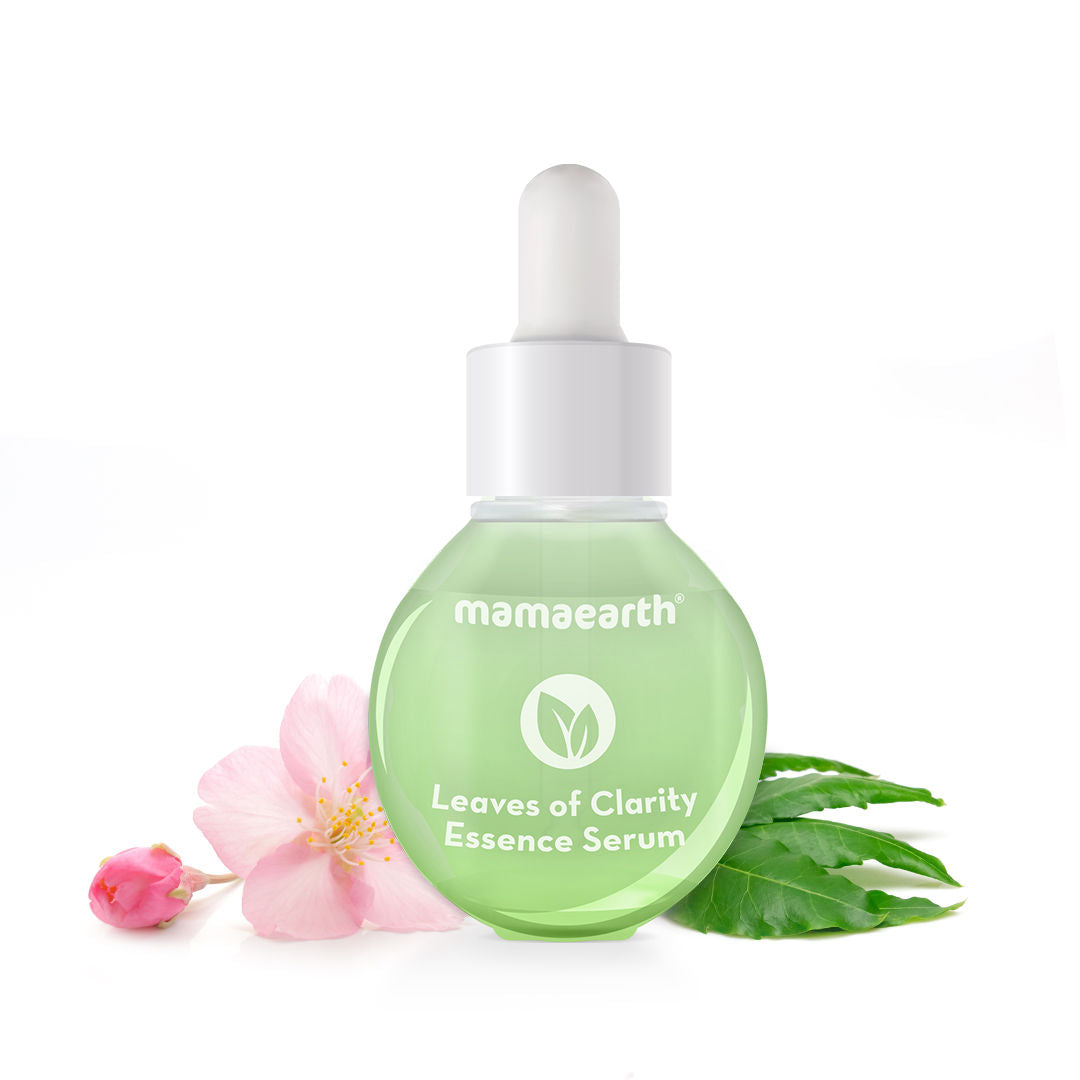 Mamaearth Leaves Of Clarity Essence Serum, For Acne Prone, With Neem & Salicylic Acid