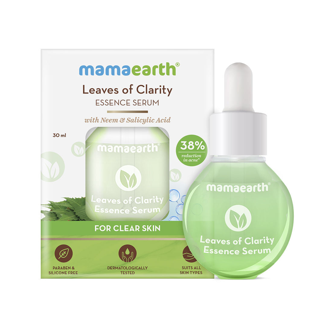 Mamaearth Leaves Of Clarity Essence Serum, For Acne Prone, With Neem & Salicylic Acid-2