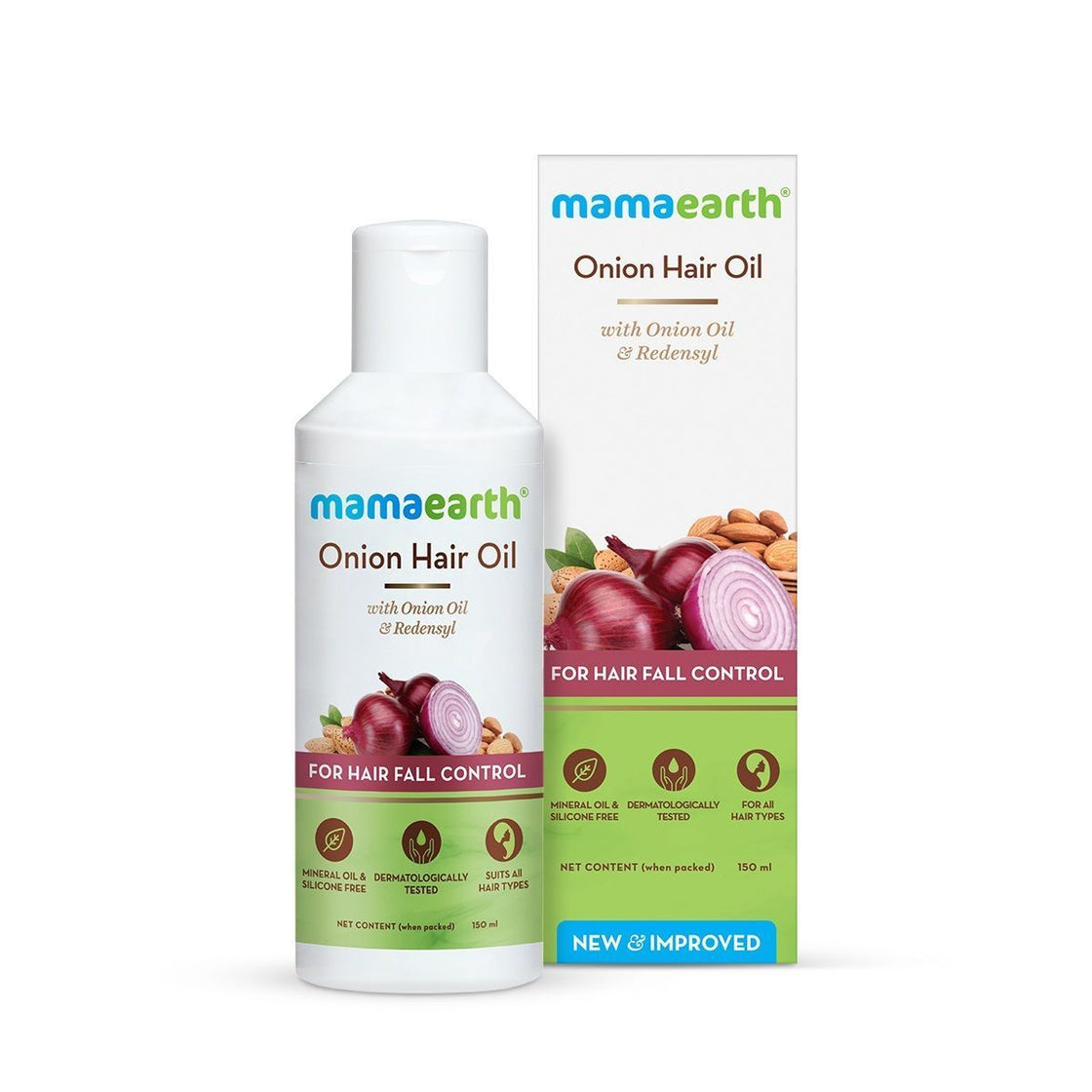 Mamaearth Onion Oil For Hair Regrowth & Hair Fall Control With Redensyl